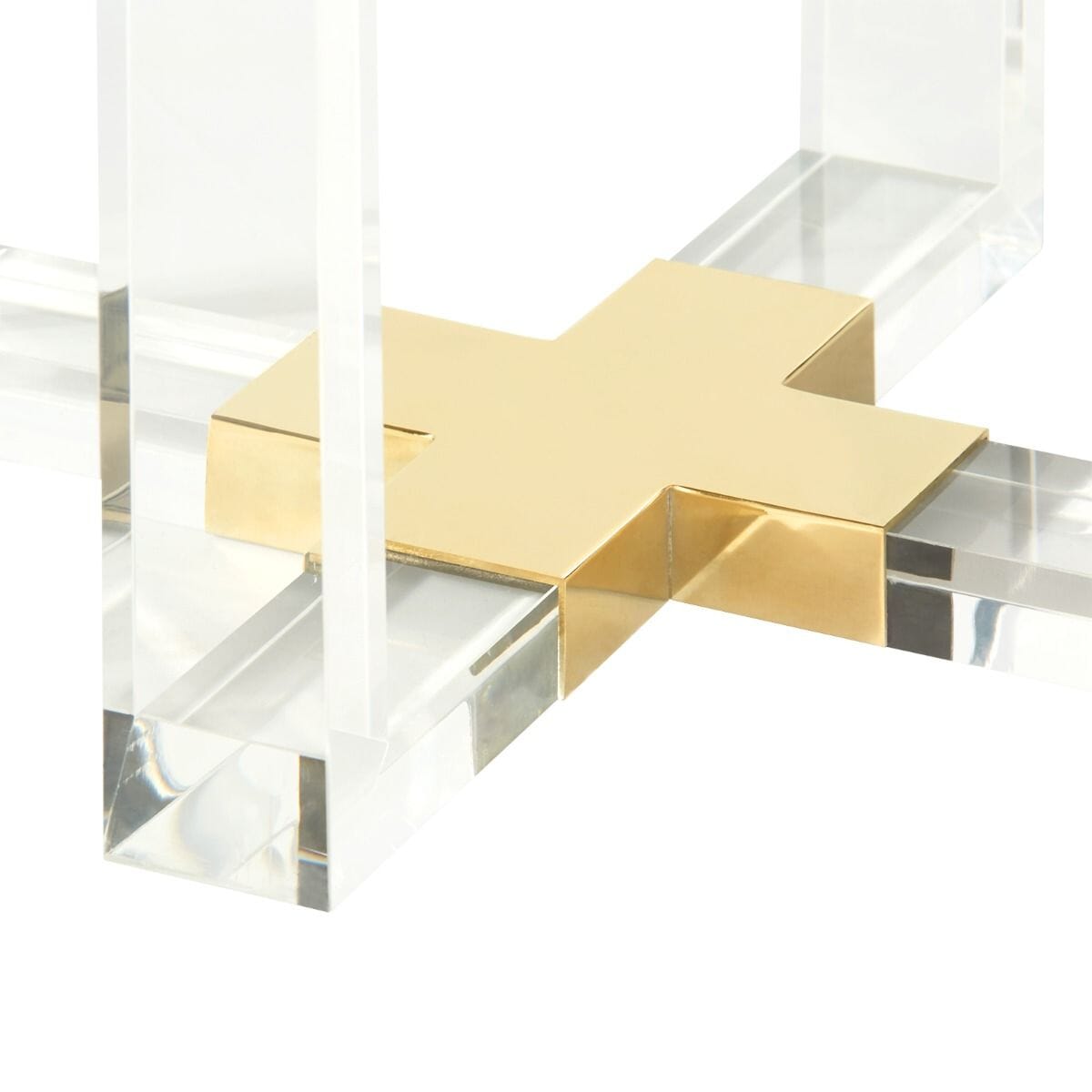 REDDING SIDE TABLE, CLEAR