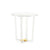 REDDING SIDE TABLE, CLEAR
