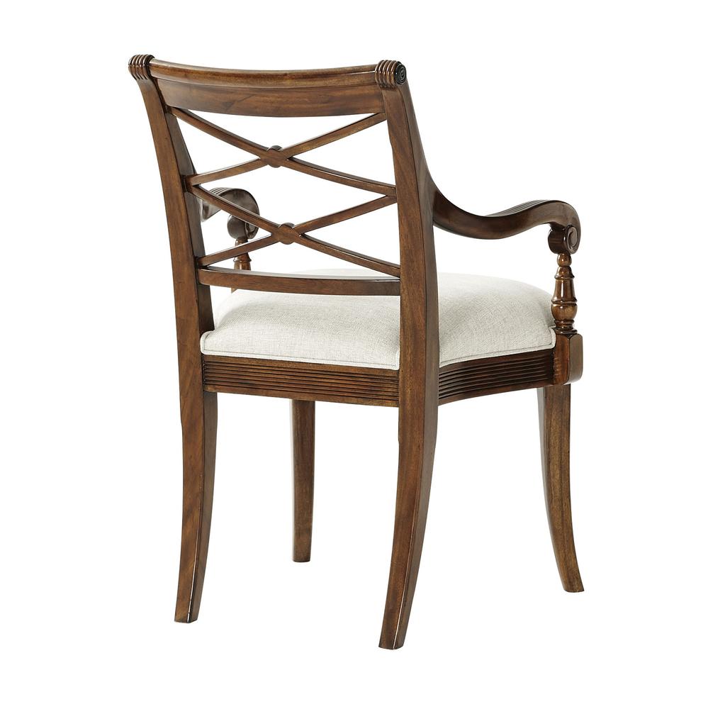 Regency Mahogany Dining Arm Chair - Salisbury & Manus