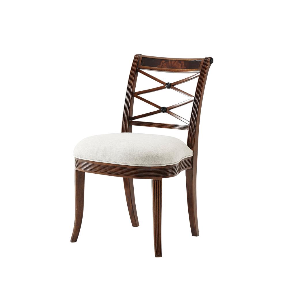 Regency Mahogany Side Chair - Salisbury & Manus