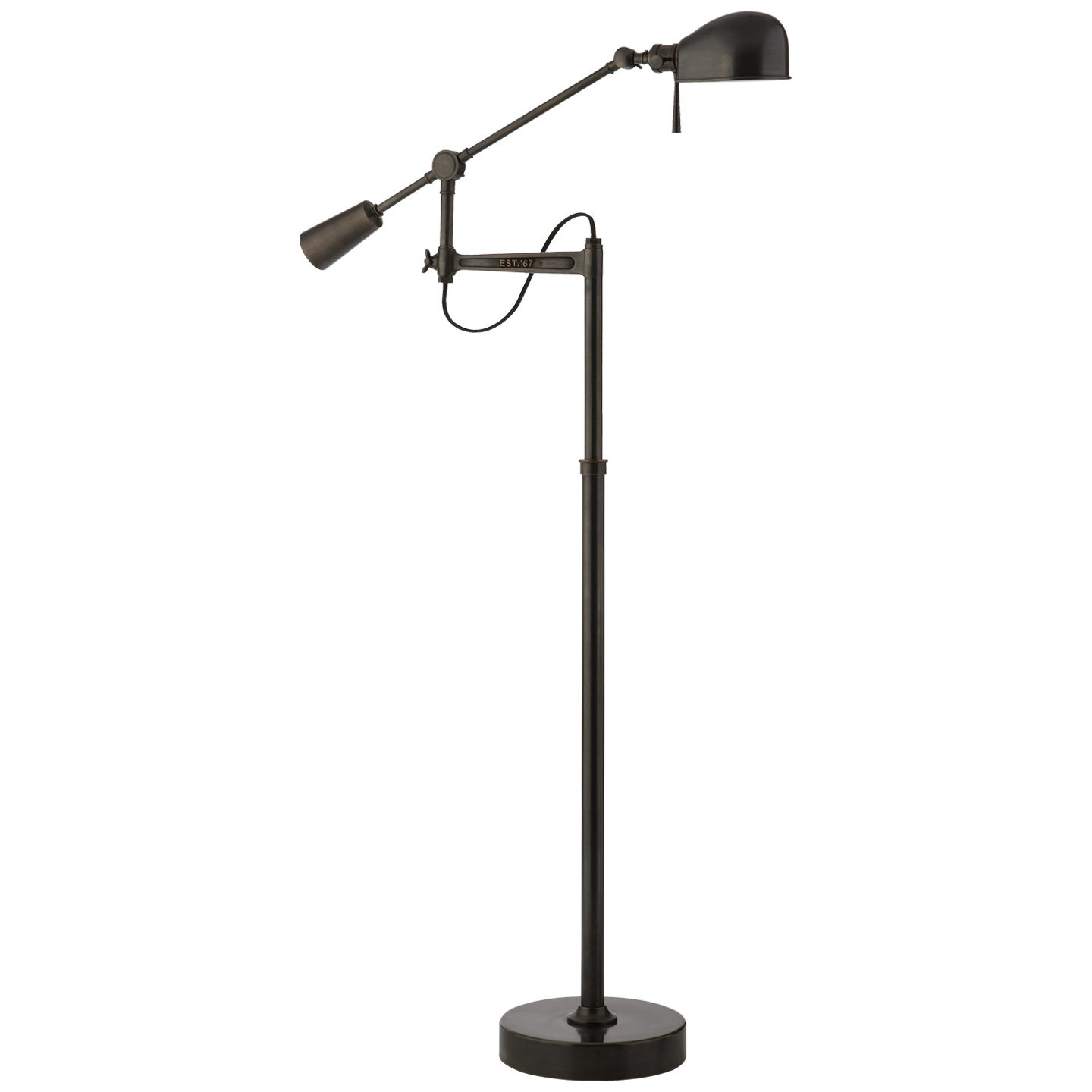 RL '67 Boom Arm Floor Lamp in Bronze