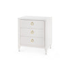 ROCHESTER 3-DRAWER SIDE TABLE, VANILLA