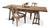 Sawhorse Desk, Natural Polished Old Pine - Salisbury & Manus