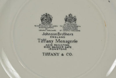 Set of 4 "Tiffany Menagerie" Plates by Tiffany & Co - Salisbury & Manus
