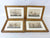 Set of Four Antique 19th C Marine Schooner Prints in Antique Birds Eye Maple  Frames. - Salisbury & Manus