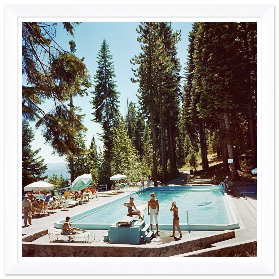 Slim Aarons - Getty Images &quot;Pool at Lake Tahoe,&quot; January 1, 1959 - Salisbury &amp; Manus