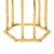 SPECTRUM ROUND SIDE TABLE, GOLD LEAF