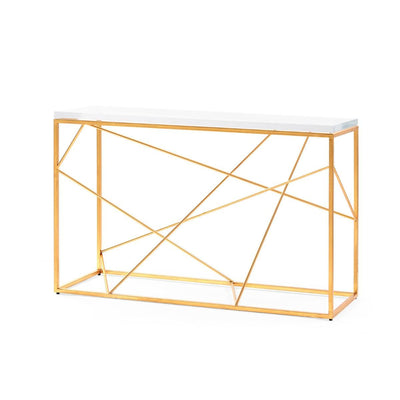 SPIRO CONSOLE, GOLD - Salisbury & Manus