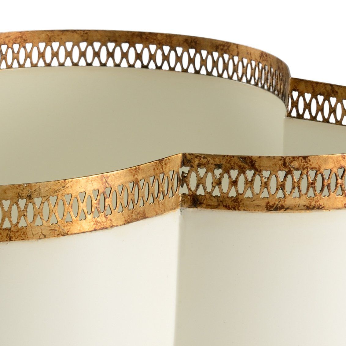 Tracery Cachepot - Cream - Salisbury & Manus