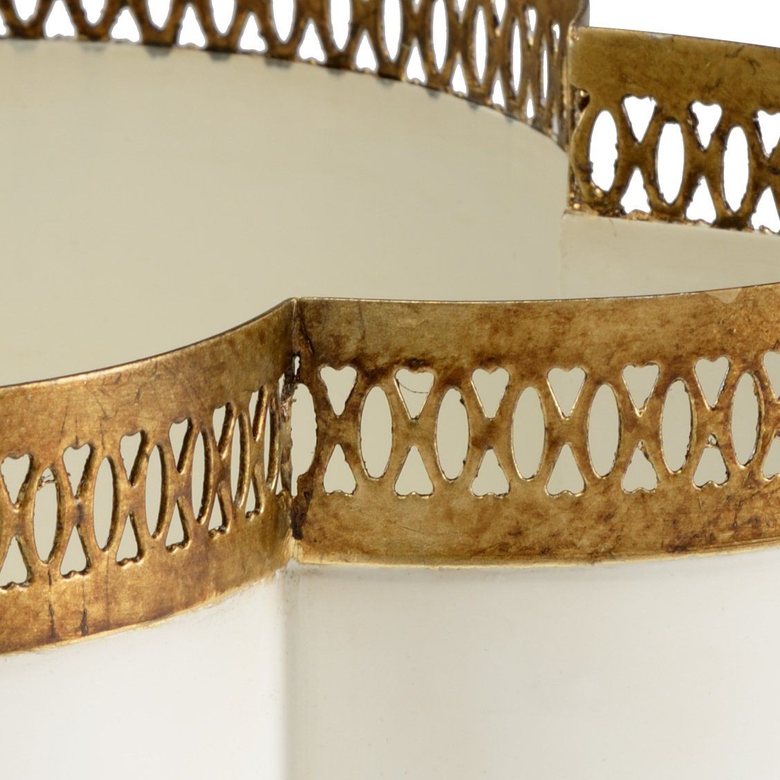 Tracery Cachepot - Cream - Salisbury & Manus