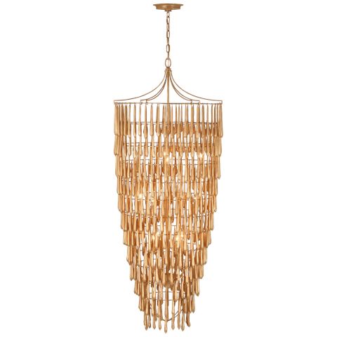 Vacarro Tall Cascading Chandelier - Salisbury & Manus