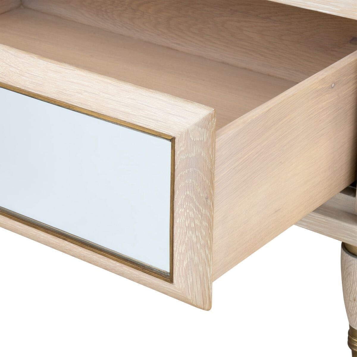 VELAZQUEZ 1-DRAWER SIDE TABLE, SAND