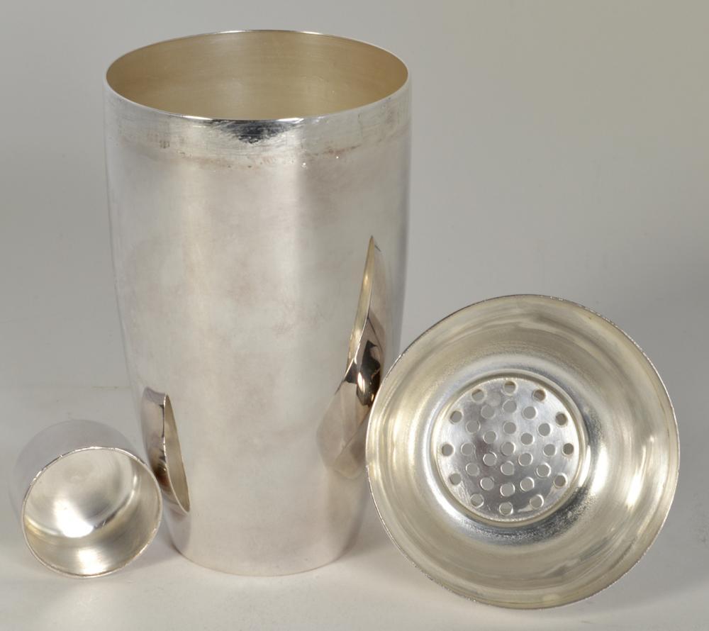 Vintage Silver-Plate Cocktail Shaker Given as a Gift From Douglas MacArthur - Salisbury & Manus