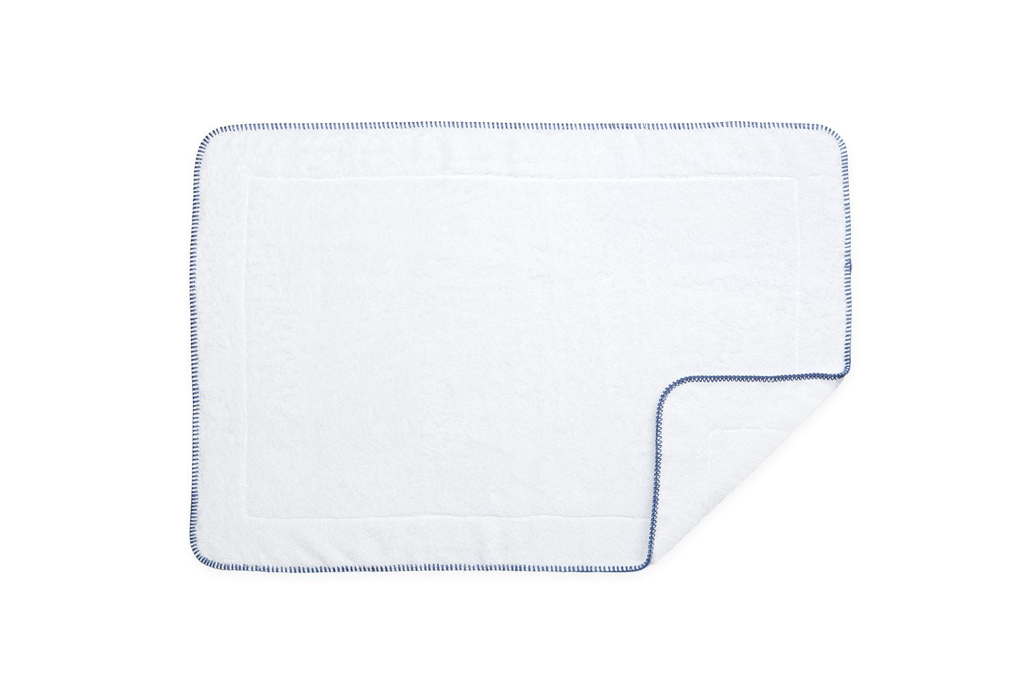 Matouk Whipstitch Bath Towels (Pool/White)