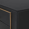 WINCHESTER 2-DRAWER SIDE TABLE, BLACK