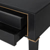 WINCHESTER 2-DRAWER SIDE TABLE, BLACK