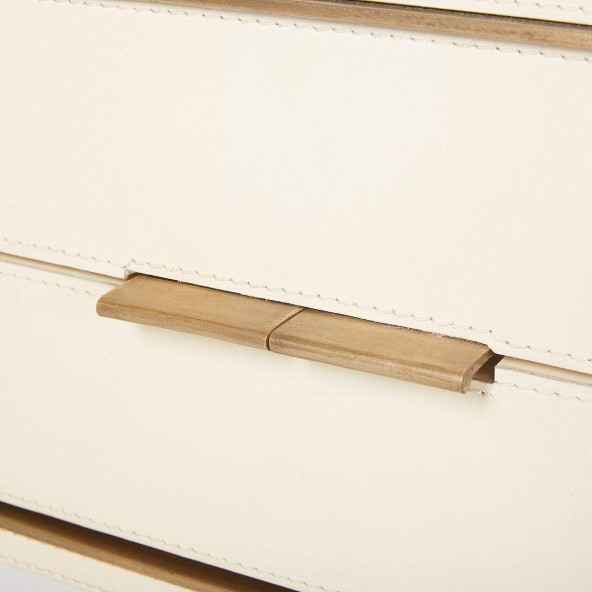 WINCHESTER 2-DRAWER SIDE TABLE, IVORY