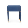 WINCHESTER 2-DRAWER SIDE TABLE, NAVY BLUE