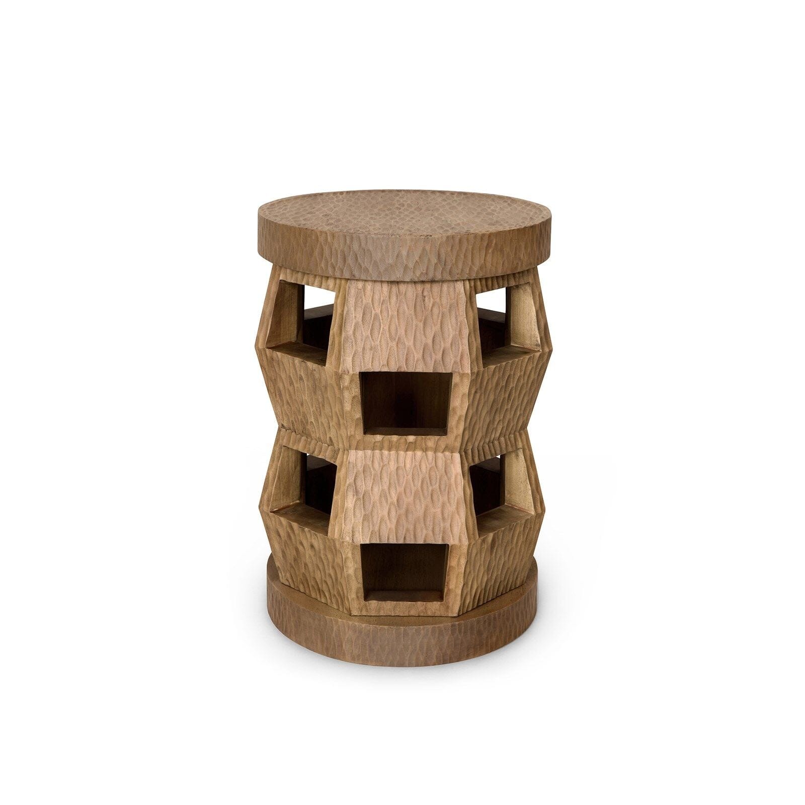 WONDERS STOOL/SIDE TABLE, DESERT BROWN